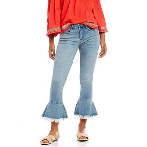 Chelsea & Violet Cropped Flare Jeans